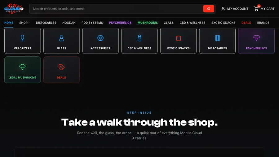 Mobile Cloud 9 website