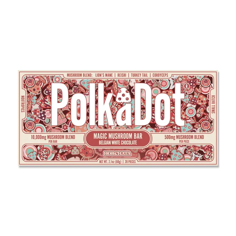 PolkaDot Magic Blend mushroom chocolate bar